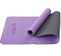 Коврик для йоги STARFIT FM-201 TPE 183x61x0,6 см, фиолет пастель/серый  в Иркутске - купить в интернет магазине Икс Мастер