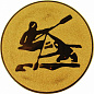 Эмблема Гребля 25мм металл (золото) в Иркутске - купить в интернет магазине Икс Мастер