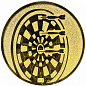 Эмблема Дартс 25мм металл (золото) в Иркутске - купить в интернет магазине Икс Мастер