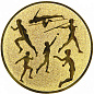 Эмблема Легкая атлетика 25 мм (золото. тв.) в Иркутске - купить в интернет магазине Икс Мастер