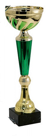 Кубок Триколор 097-300-100 зеленый, высота 30см. в Иркутске - купить в интернет магазине Икс Мастер