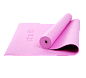 Коврик для йоги STARFIT FM-101 PVC 183x61x0,8 см роз пастель в Иркутске - купить в интернет магазине Икс Мастер