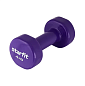 Гантель виниловая STARFIT DB-101 4 кг, фиолетовый в Иркутске - купить в интернет магазине Икс Мастер