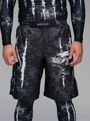 Шорты для MMA RUSCO SPORT Cerberus, взрослые в Иркутске - купить в интернет магазине Икс Мастер
