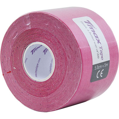 Тейп кинезиологический Tmax Extra Sticky Pink 5см х 5м в Иркутске - купить в интернет магазине Икс Мастер
