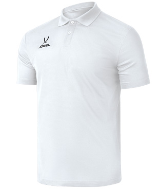 Поло Jogel Camp Poly Polo белый в Иркутске - купить в интернет магазине Икс Мастер