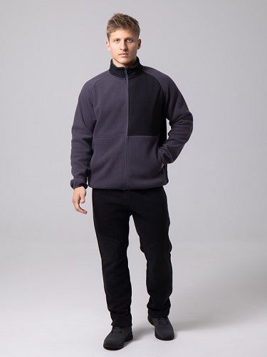 Толстовка STROBBS E2613-1 Men, GRAY в Иркутске - купить в интернет магазине Икс Мастер