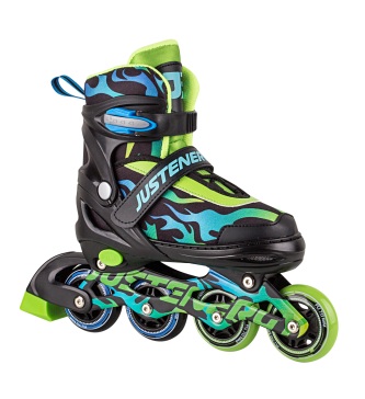 Коньки роликовые Альфа Каприз JE-SK-A570-21 Green в Иркутске - купить в интернет магазине Икс Мастер