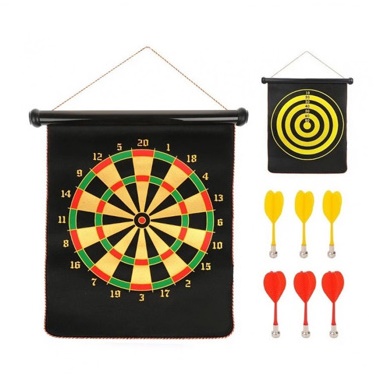 Дартс магнитный двухсторонний 4638B мишень 15" 38см в Иркутске - купить в интернет магазине Икс Мастер