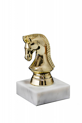 Фигура Шахматы зол. 9см. с постам. в Иркутске - купить в интернет магазине Икс Мастер