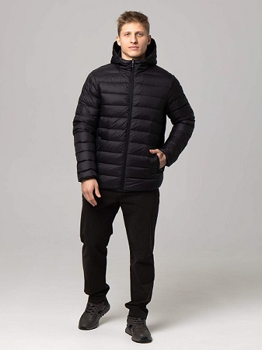 Пуховик STROBBS E2645-3 Men, BLACK в Иркутске - купить в интернет магазине Икс Мастер