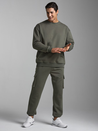 Костюм Red-N-Rocks 124M-RR-1684 спортивный мужской Khaki в Иркутске - купить в интернет магазине Икс Мастер