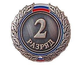 Значок II разряд (взрослый) в Иркутске - купить в интернет магазине Икс Мастер