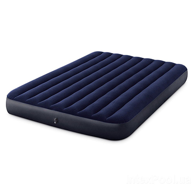 Кровать INTEX Classic Downy Fiber-Tech 152*203*25 в Иркутске - купить в интернет магазине Икс Мастер