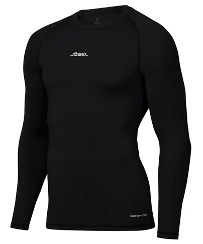 Футболка компрессионная Jogel CAMP PerFormDRY Baselayer LS Tee, черный в Иркутске - купить в интернет магазине Икс Мастер