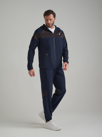 Костюм Red-N-Rocks 15M-RR-1584 спортивный мужской Navy Blue в Иркутске - купить в интернет магазине Икс Мастер