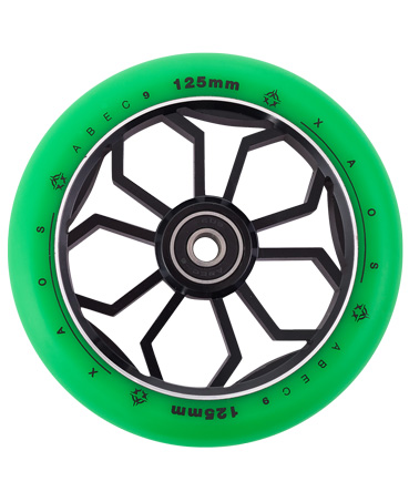 Колесо для трюкового самоката XAOS Clover Green 125 мм в Иркутске - купить в интернет магазине Икс Мастер