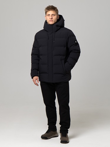 Пуховик STROBBS E2600-3 Men, BLACK в Иркутске - купить в интернет магазине Икс Мастер