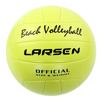 Мяч для пляжного волейбола Larsen Beach Volleyball Lime - купить в интернет магазине Икс Мастер 