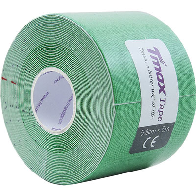Тейп кинезиологический Tmax Extra Sticky Green 5см х 5м в Иркутске - купить в интернет магазине Икс Мастер
