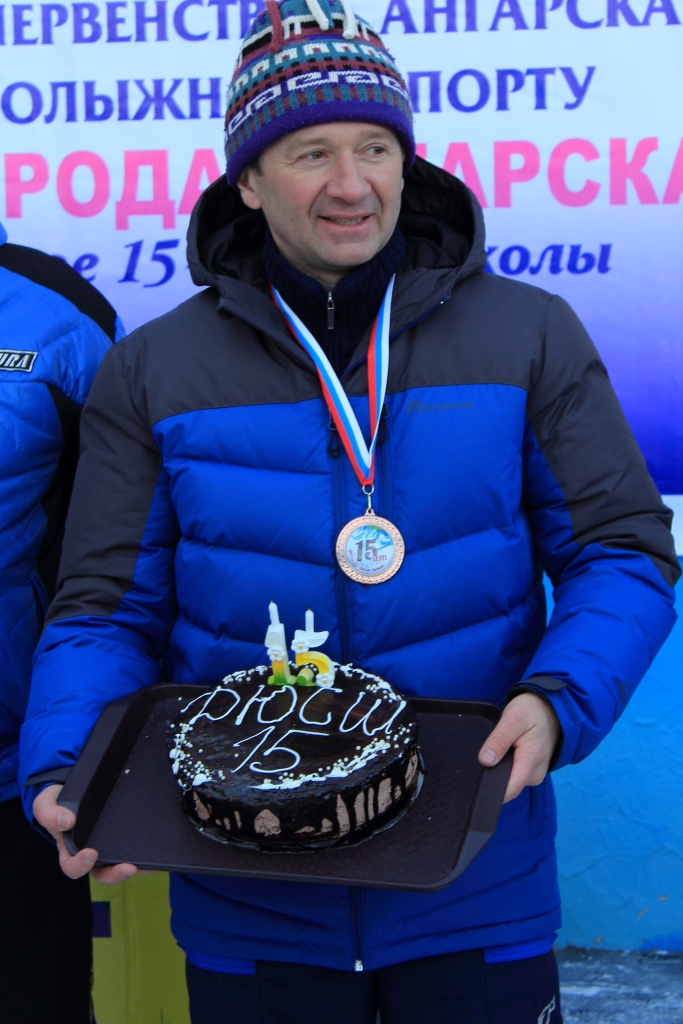 Ст. тренер ангарской горнолыжной школы Е.В. Шелопугин 