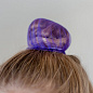 Сеточка для волос INDIGO SM-329-V, 9 см, фиолетовый в Иркутске - купить в интернет магазине Икс Мастер