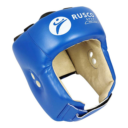 Шлем для единоборств RUSCO SPORT Blue в Иркутске - купить в интернет магазине Икс Мастер
