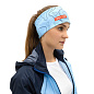 Повязка на голову ONLYTOP спорт, голубой в Иркутске - купить в интернет магазине Икс Мастер
