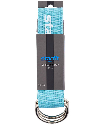 Ремень для йоги STARFIT YB-100 180 см, мятный в Иркутске - купить в интернет магазине Икс Мастер