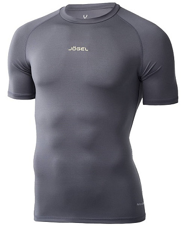 Футболка компрессионная Jogel Camp PERFORMDRY Top SS, темно-серый в Иркутске - купить в интернет магазине Икс Мастер