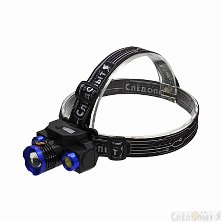 Фонарь налобный СИБИРСКИЙ СЛЕДОПЫТ Люкс 1 LED+2COB, аккум. 220В, usb в Иркутске - купить в интернет магазине Икс Мастер
