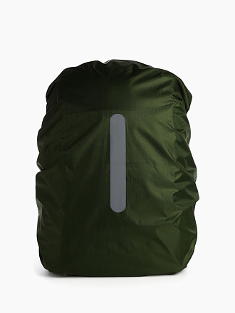 Чехол для рюкзака 80 л, водоотталк., светоотр. полоса, зеленый в Иркутске - купить в интернет магазине Икс Мастер