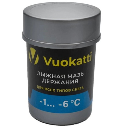 Мазь держания VUOKATTI -1°С/-6°С 33гр., синяя  в Иркутске - купить в интернет магазине Икс Мастер
