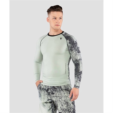 Футболка компрессионная FIFTY Specter LS M MINT/GRY в Иркутске - купить в интернет магазине Икс Мастер