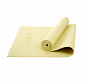 Коврик для йоги STARFIT FM-101 PVC 173x61x0,6 см, желтый пастель в Иркутске - купить в интернет магазине Икс Мастер