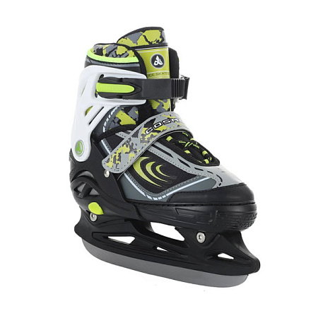 Коньки ледовые Альфа Каприз раздвижные COSMO green в Иркутске - купить в интернет магазине Икс Мастер