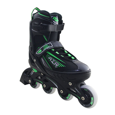 Коньки роликовые Альфа Каприз Air Green в Иркутске - купить в интернет магазине Икс Мастер