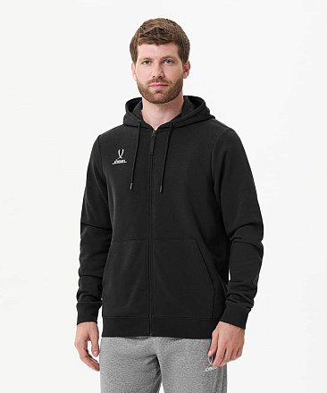 Толстовка Jogel ESSENTIAL Cotton Zip Hoodie, черный в Иркутске - купить в интернет магазине Икс Мастер