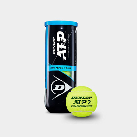 Мяч теннисный Dunlop  ATP Championship 3B, ITF желтый в Иркутске - купить в интернет магазине Икс Мастер