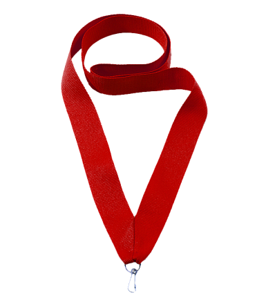 Лента для медалей Красная 22мм L08          в Иркутске - купить в интернет магазине Икс Мастер