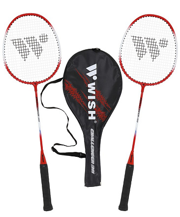 Набор для бадминтона WISH Challenger 311K (2 ракетки), красный в Иркутске - купить в интернет магазине Икс Мастер
