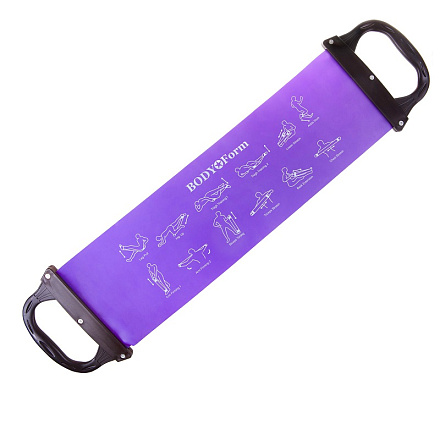 Эспандер плечевой латексный BODY FORM BF-ELS01, фиолет в Иркутске - купить в интернет магазине Икс Мастер