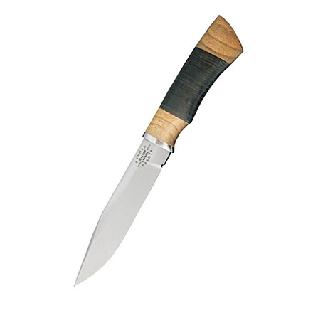 Нож Ворсма Ворон 65*13 кожа в Иркутске - купить в интернет магазине Икс Мастер