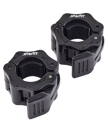 Комплект замков для грифа STARFIT BB-109, d=26 мм, пластик 2 шт. в Иркутске - купить в интернет магазине Икс Мастер
