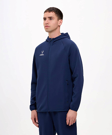 Толстовка Jogel ESSENTIAL Athlete Hooded FZ Jacket с капюшоном, темно-син в Иркутске - купить в интернет магазине Икс Мастер