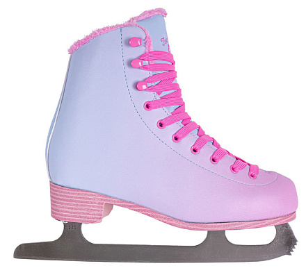 Коньки фигурные TechTeam Elza pinky-blue (утепленные) в Иркутске - купить в интернет магазине Икс Мастер
