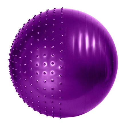 Мяч гимн. полумассажный 65см, фиолет в Иркутске - купить в интернет магазине Икс Мастер