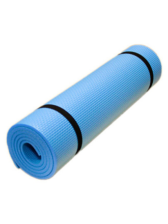 Коврик для фитнеса ISOLON Fitness ППЭ 140x50x0,5 см, голубой в Иркутске - купить в интернет магазине Икс Мастер