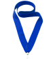 Лента для медалей Синяя 22мм L09 в Иркутске - купить в интернет магазине Икс Мастер