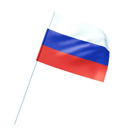 Флаг России 15*22см, FAN-07, бело-сине-красный - купить в интернет магазине Икс Мастер 